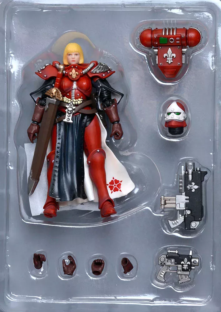 Фигурка JoyToy. Warhammer 40,000: Adepta Sororitas Battle Sisters Order of the Bloody Rose Sister Superior Kam